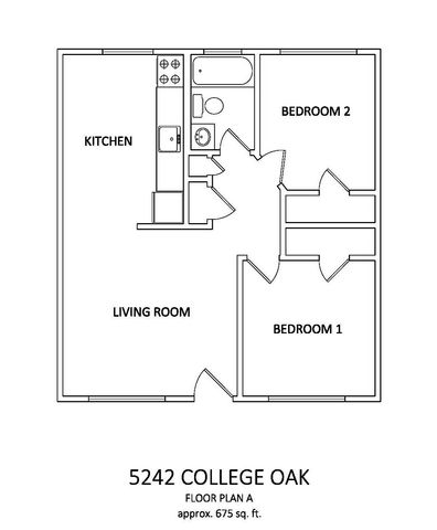 2x1 675 sq ft - A