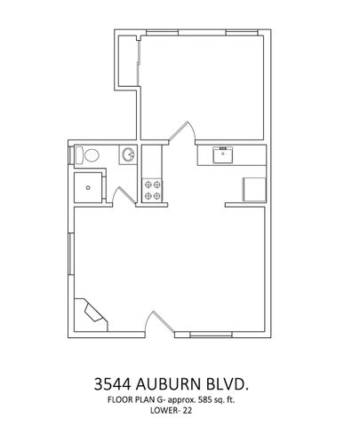 1x1 585 sq ft - G