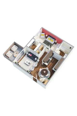1x1 Floorplan