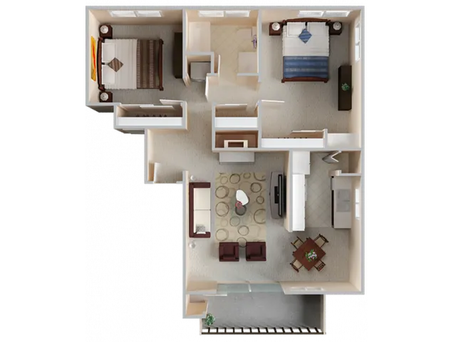 Seabreeze 2x1 879 Sq Ft.