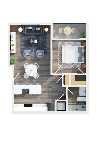 3D Floorplan 1x1D Toyon