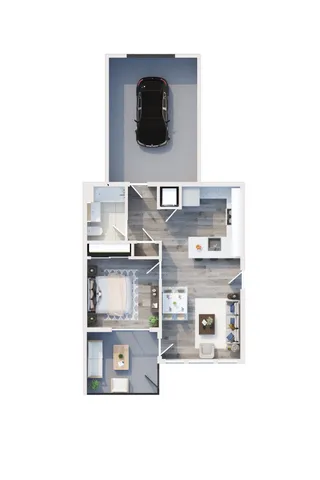 3D Floorplan 1X1G Sycamore