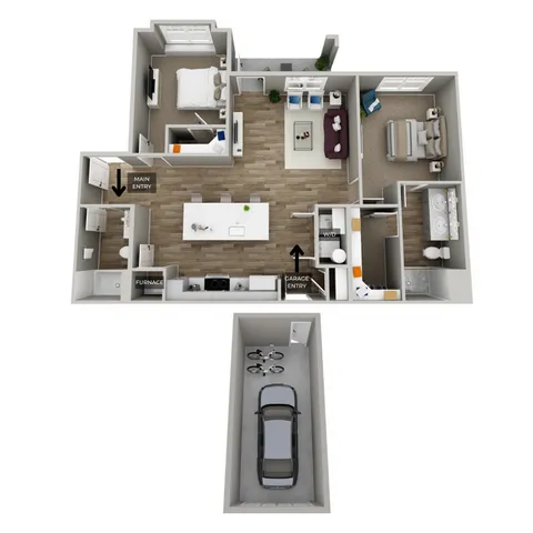 Kinsey Lower Floor Plan
