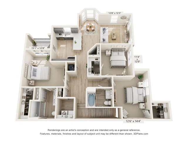 BH-C1 (U) Floor Plan