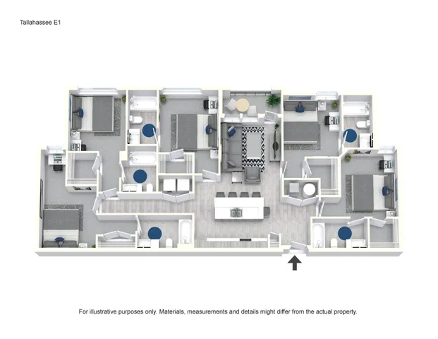 E1: 5 Bed / 5 Bath