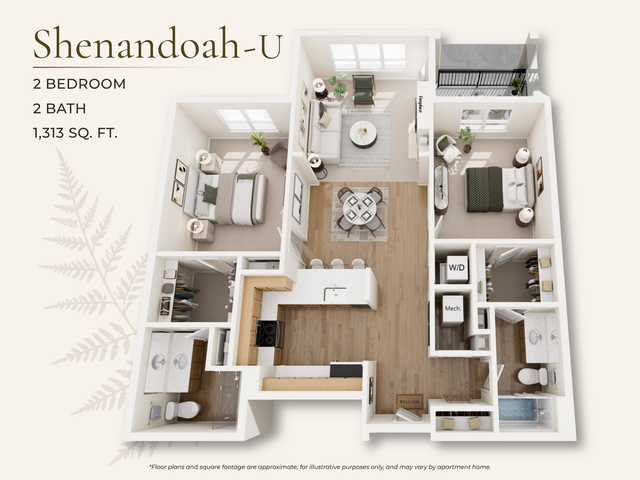 Discover Shenandoah-U, a 2 bed 2 bath apartment in Midlothian. Enjoy a modern design with excellent amenities. Schedule your tour today!