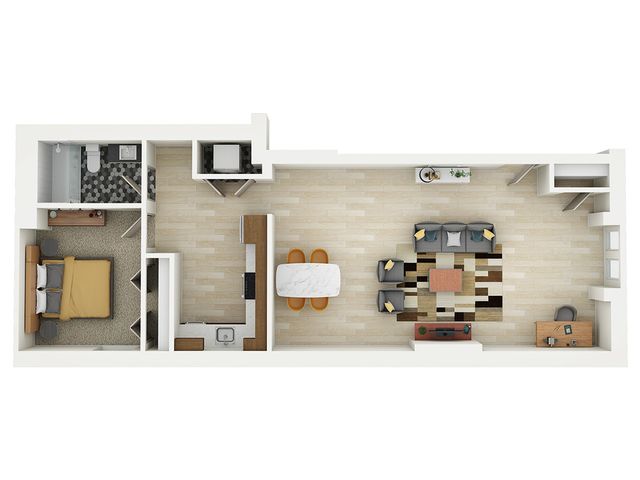 unit 1A 1 bed 1 bath