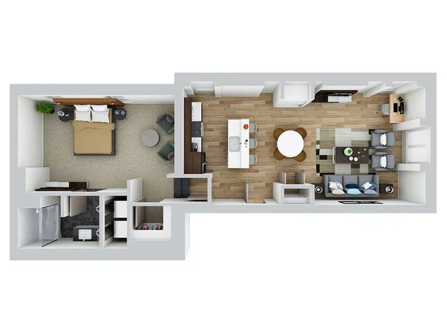 unit 2 b 1 bed 1 bath