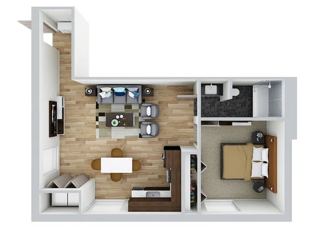 unit 1d 1 bed 1 bath