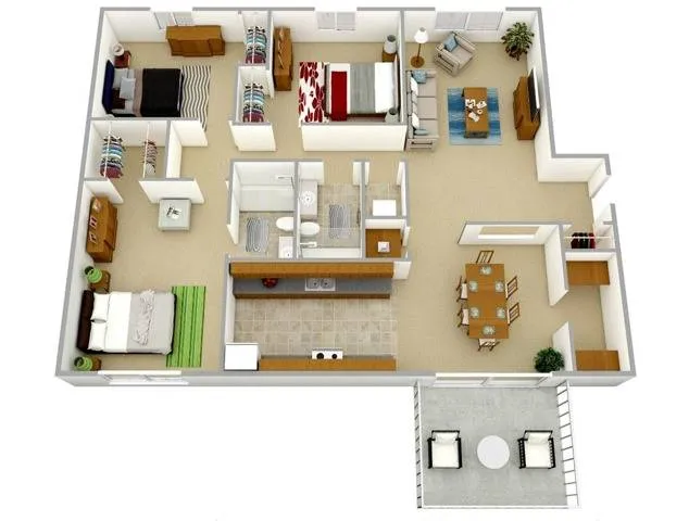 3 Bedroom