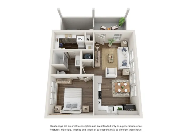 1 Bed Olive Carriage