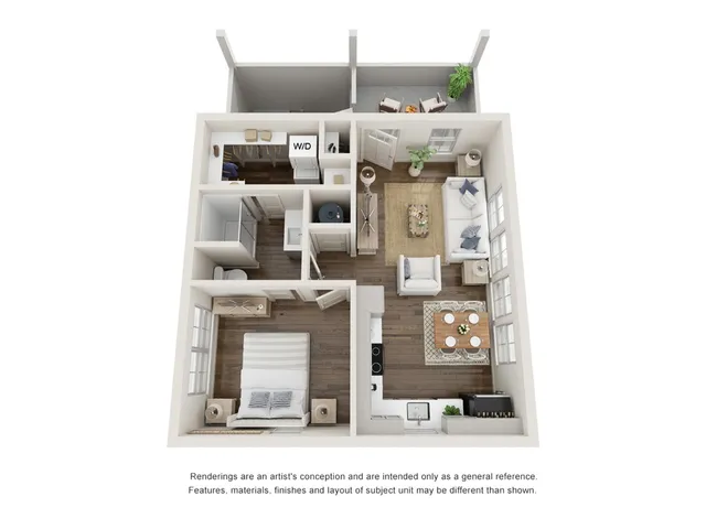 1 Bed Olive Carriage