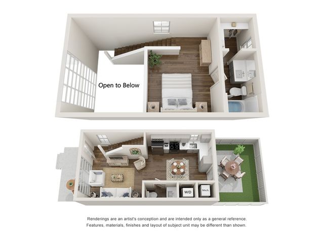 1 Bed Palmetto Loft