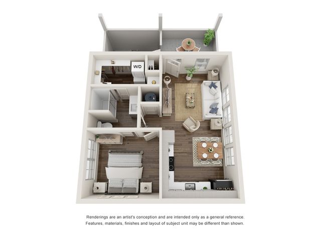 1 Bed Olive Carriage