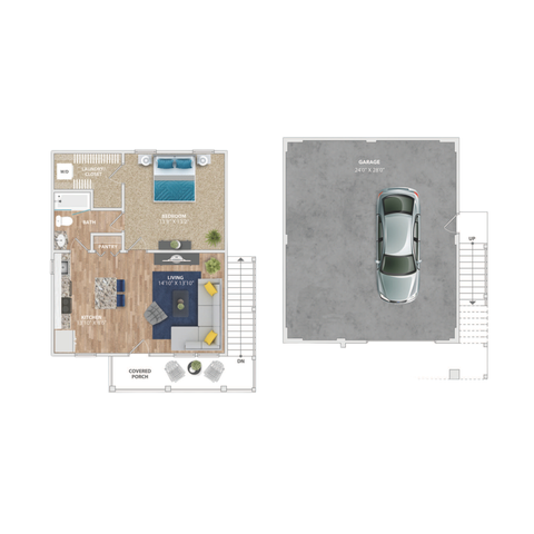 Argent Cottages - Floorplan Layout