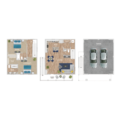 Argent Cottages - Floorplan Overview