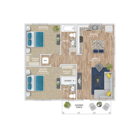 Argent Cottages - Floorplan Layout