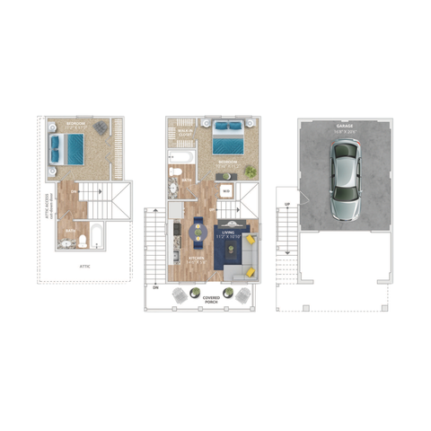 Argent Cottages - Floorplan Layout