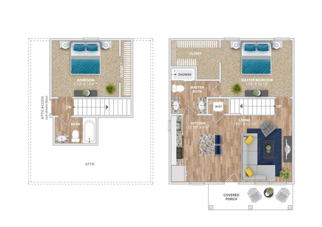 Argent Cottages - Floorplan Layout