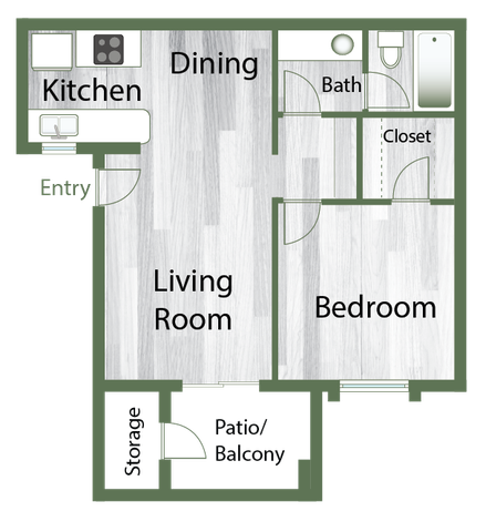 Montana on Butler A2R Two Bedroom