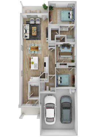 3 Bedroom | 2 Bathrooms |1319 Sq Ft