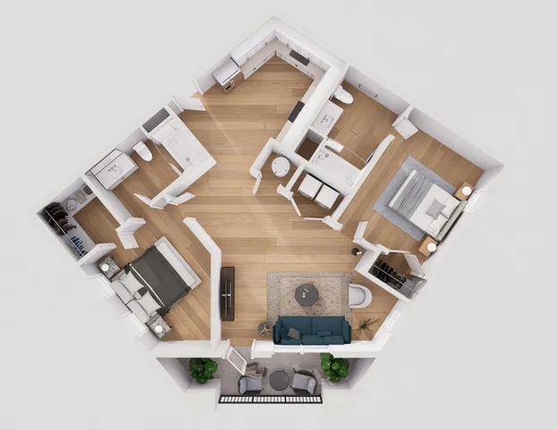 Two Bed Two Bath