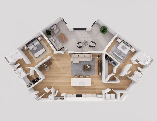 Two Bed Two Bath
