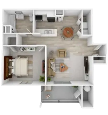 One Bed One Bath