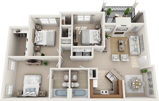 BD-3-BA-2-SQFT-1158