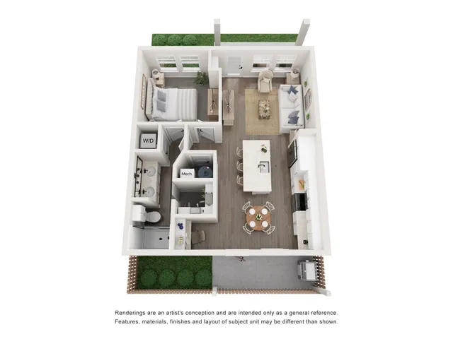 1 Bedroom 1 Bathroom