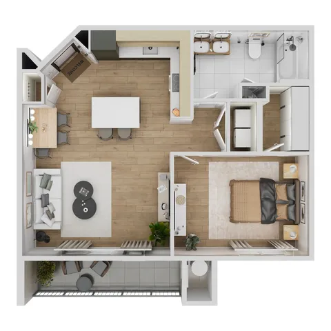 Floorplan layout
