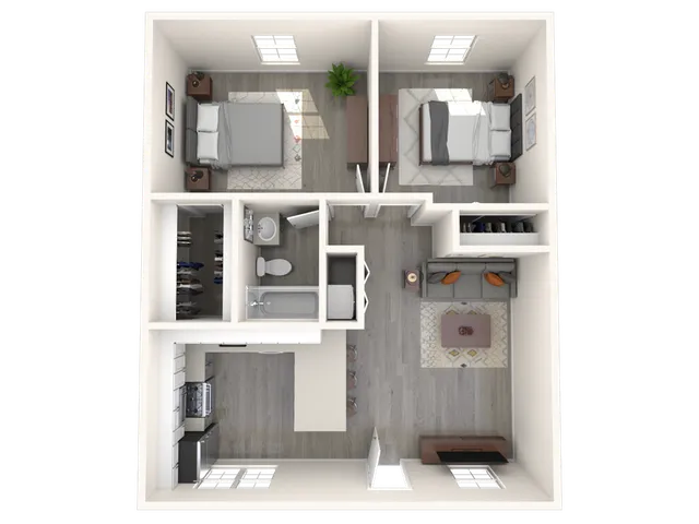 2 Bedroom | 1 Bathroom | 780 Sq Ft