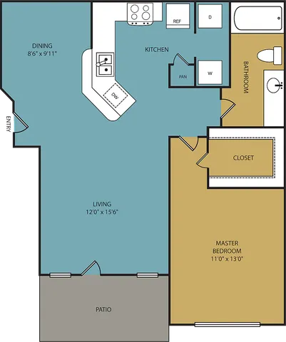 A3 Waldorf Floor Plan