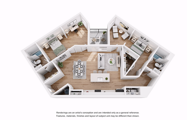Two Bed Two Bath