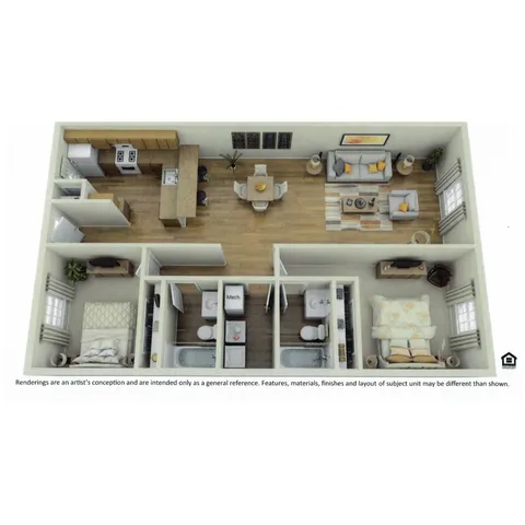 2x2 RENO Flat