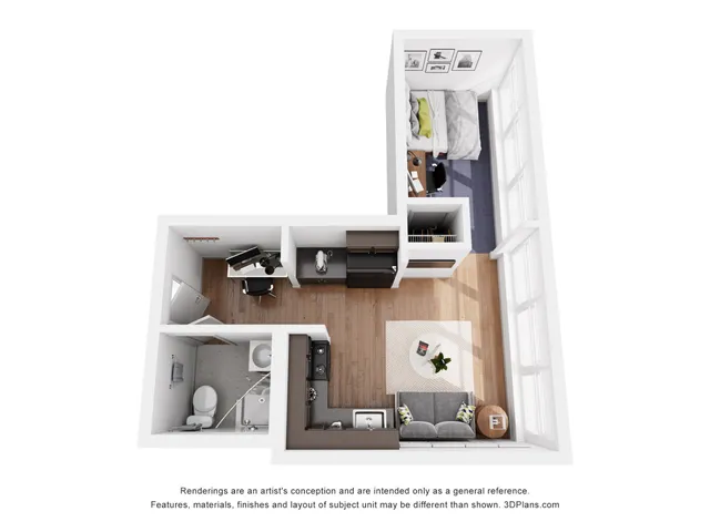 A1 Floor Plan | University Plaza  | Student Apartments in DeKalb IL