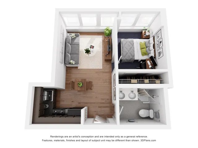 A4 Floor Plan | University Plaza  | Apartments Near NIU
