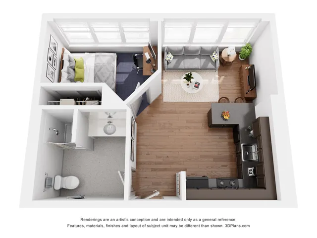 A5 Floor Plan | University Plaza  | Apartments Near NIU