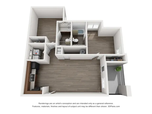 B2UF 2 Bedroom | The Preserve at Tuscaloosa | Tuscaloosa Apartments