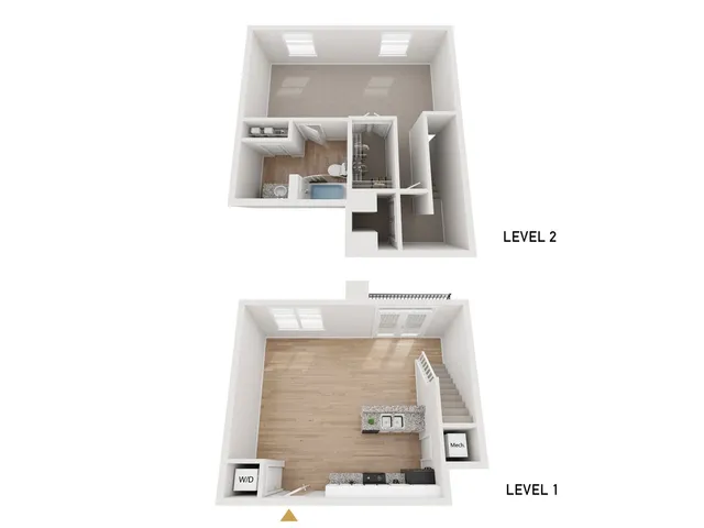 Poppy 1x1 Floor Plan