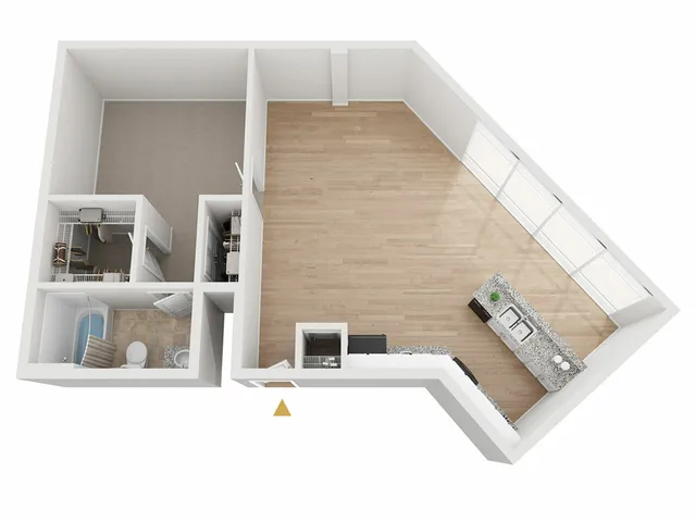Ralston 1x1 Azalea Floor Plan