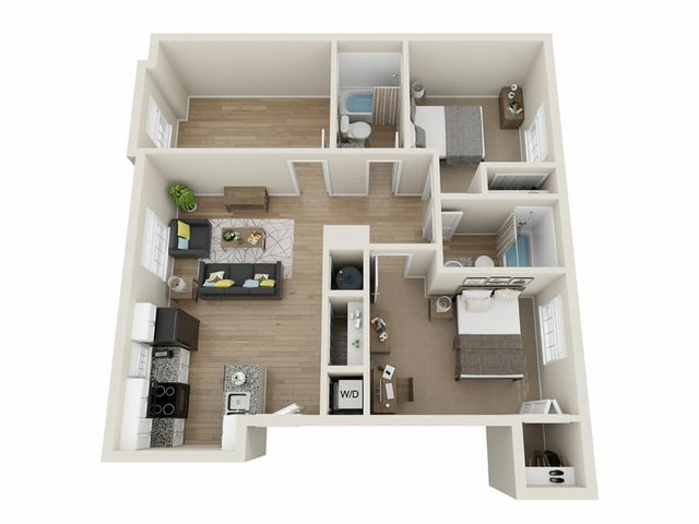 B3 2 bedroom 2 bath
