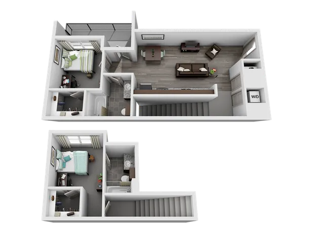 2 Bedroom, 2 Bathroom Townhome