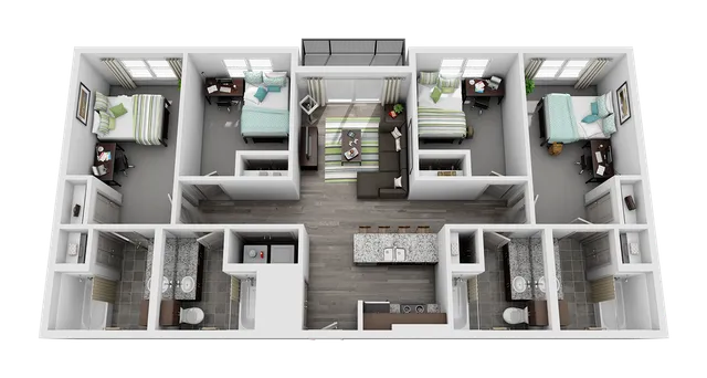 4 Bedroom, 4 Bathroom