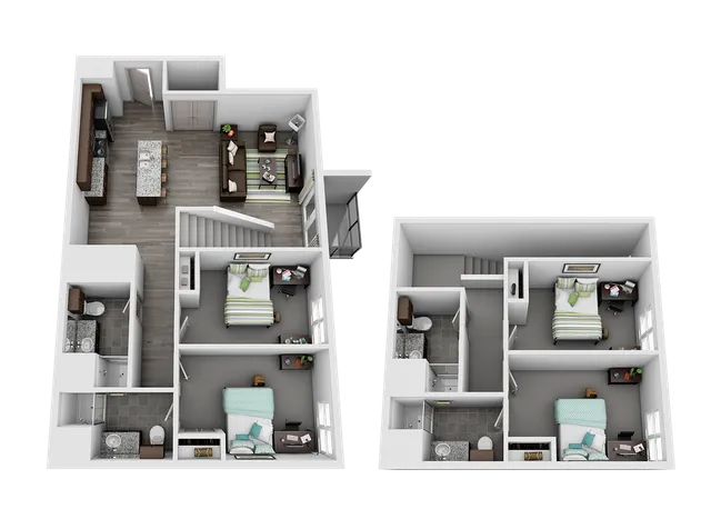 4 Bedroom, 4 Bathroom Townhome
