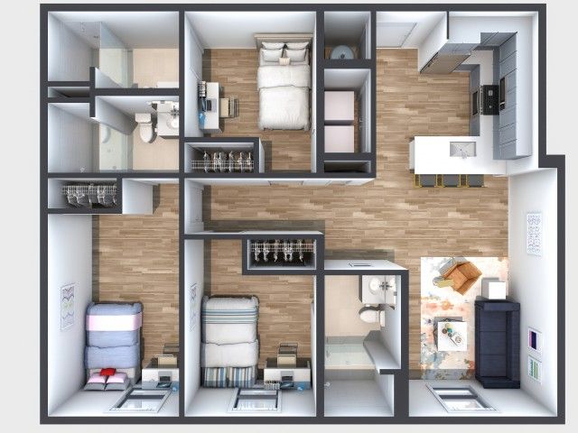 Floor Plan 3A