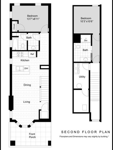 875 2 bed