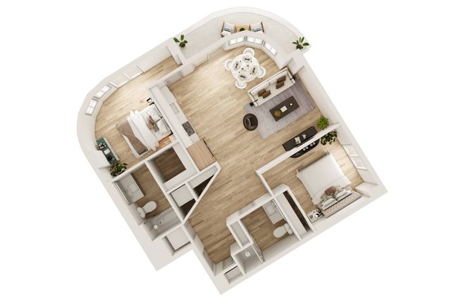 2 BR 2 Bath