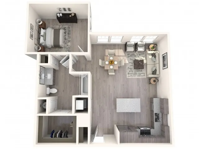 1 Bedroom Floor Plan