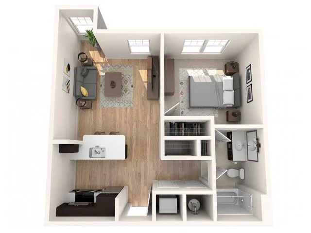 1 Bed 1 Bath